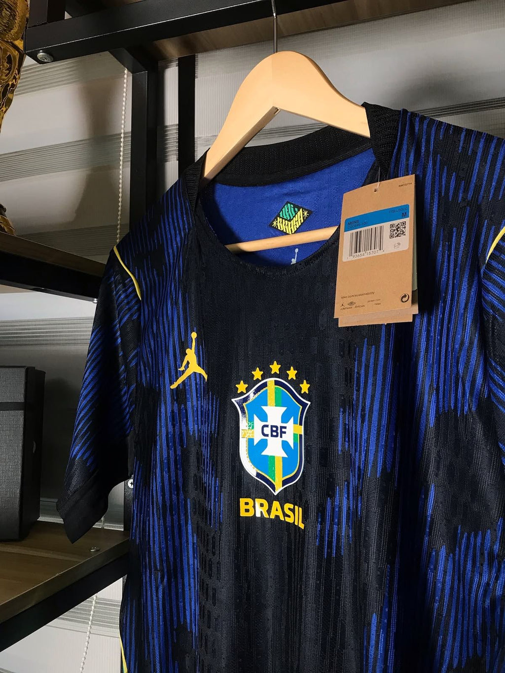 Brazil National Football Team 2026 Away Football Jersey | Embroidery Logos | Customisable