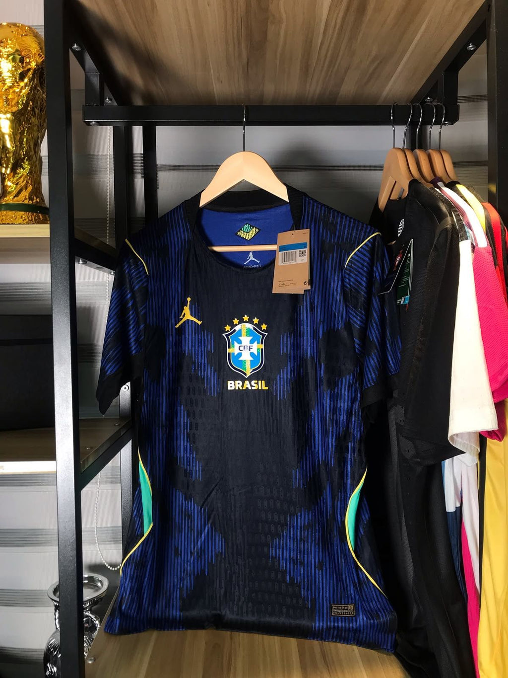 Brazil National Football Team 2026 Away Football Jersey | Embroidery Logos | Customisable