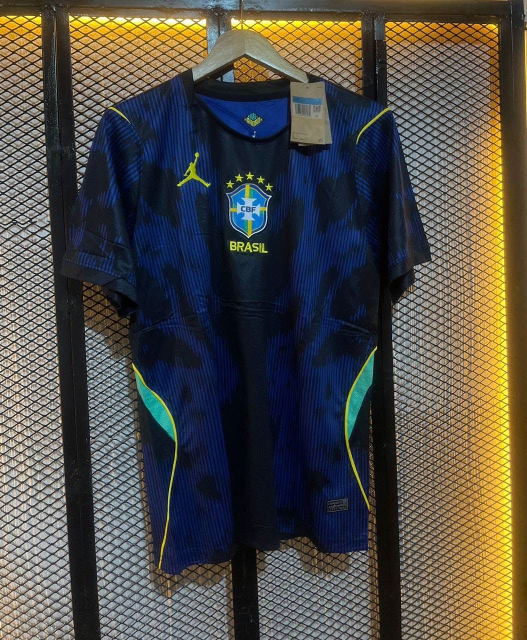 Brazil National Football Team 2026 Away Football Jersey | Embroidery Logos | Customisable