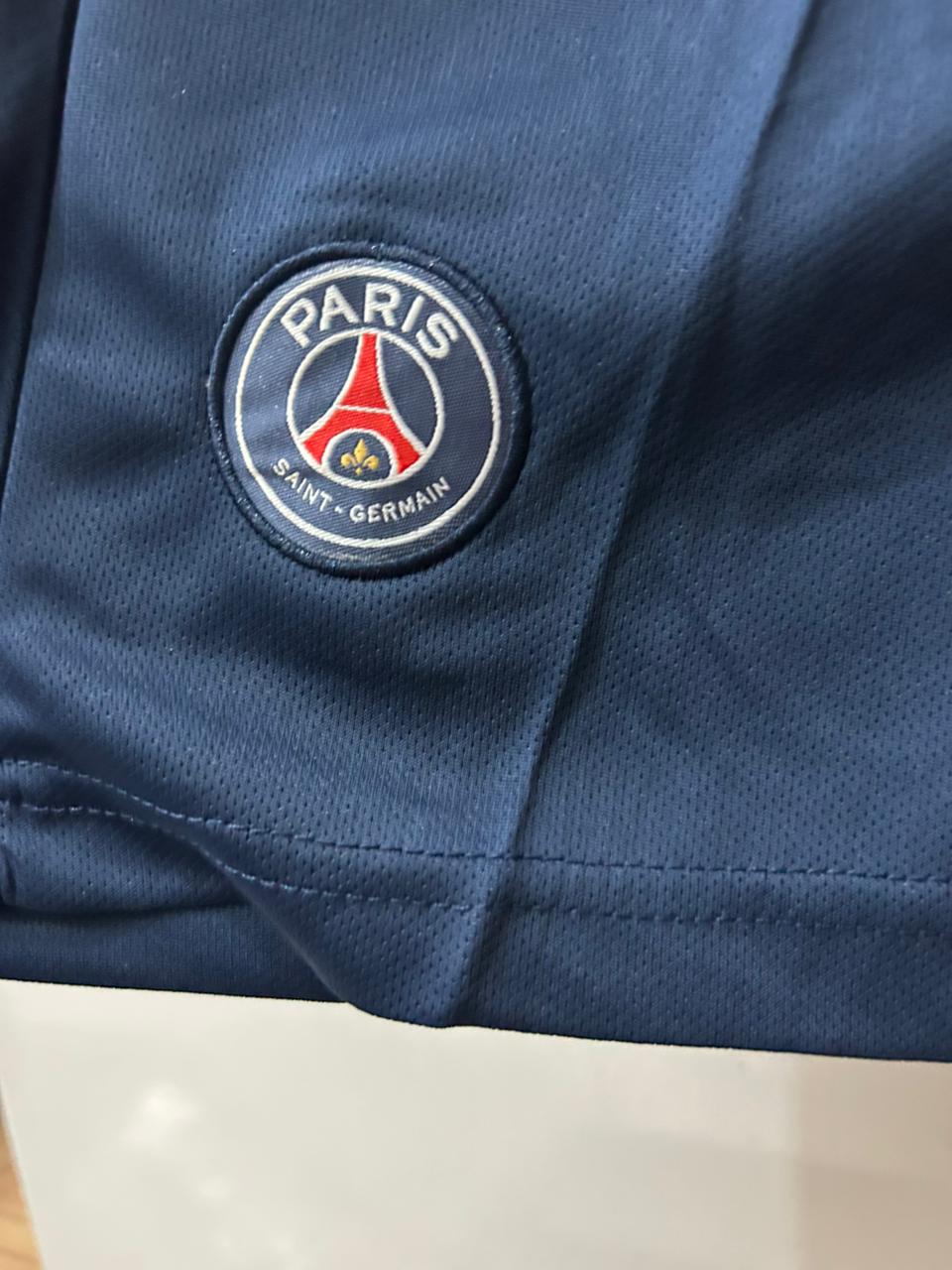 PSG Home Shorts 2025/26 – Embroidered Crest Premium Football Shorts