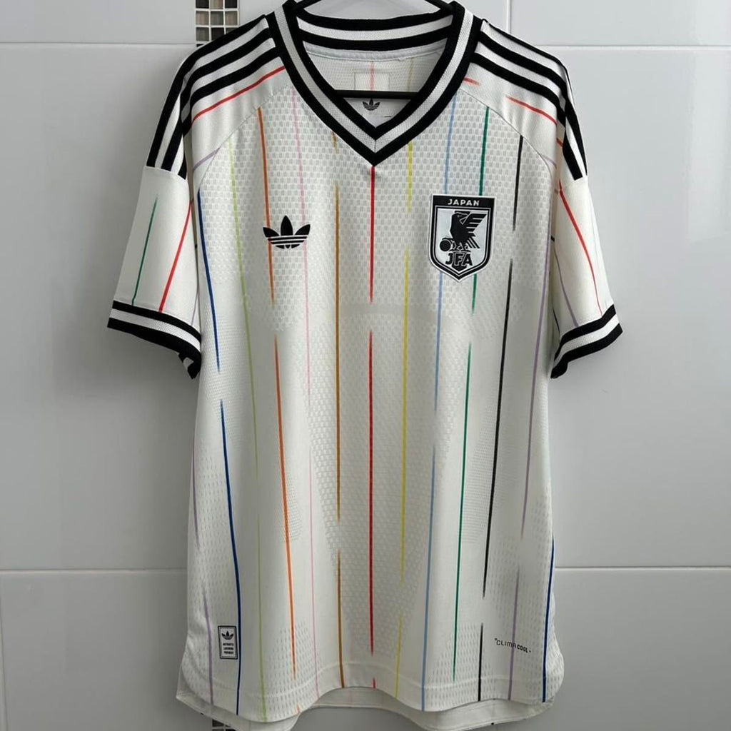 Japan 2026 Away Football Jersey – White Edition | JFA National Team Soccer Jersey | Premium Embroidery Logos | Customisable