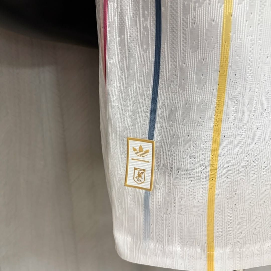 Japan 2026 Away Football Jersey – White Edition | JFA National Team Soccer Jersey | Premium Embroidery Logos | Customisable