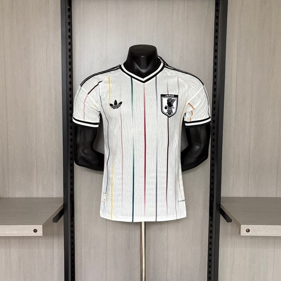 Japan 2026 Away Football Jersey – White Edition | JFA National Team Soccer Jersey | Premium Embroidery Logos | Customisable