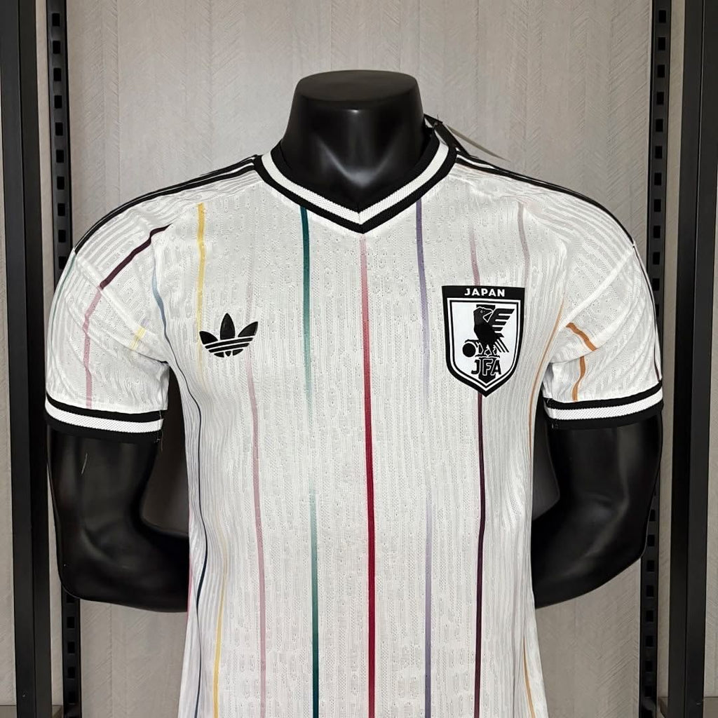 Japan 2026 Away Football Jersey – White Edition | JFA National Team Soccer Jersey | Premium Embroidery Logos | Customisable