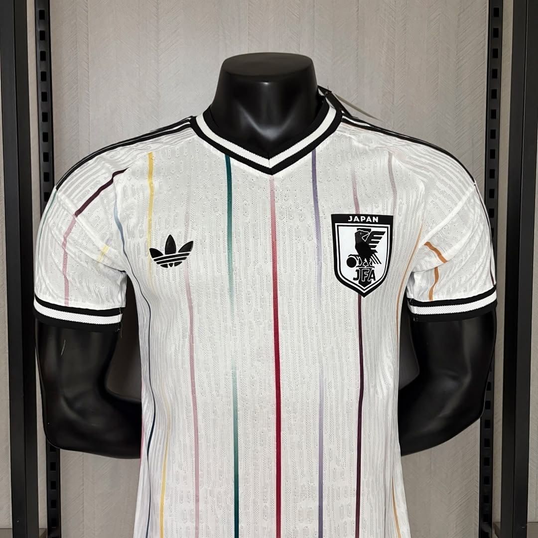 Japan 2026 Away Football Jersey – White Edition | JFA National Team Soccer Jersey | Premium Embroidery Logos | Customisable