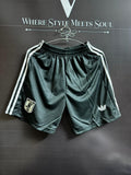 Japan Away Black Shorts – Embroidered Crest | Premium Football Shorts