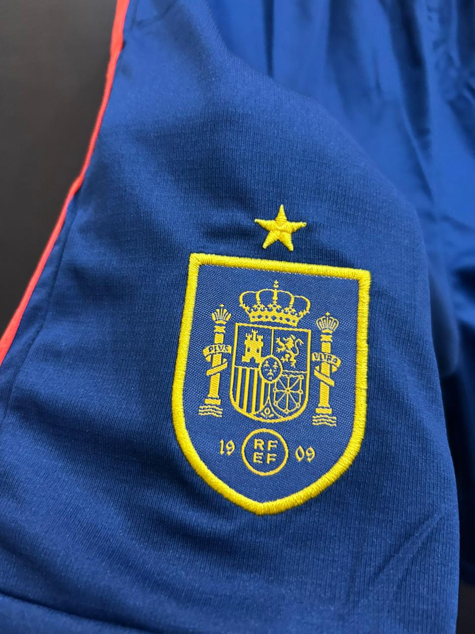 Spain Home Shorts – Embroidered Crest | Premium Football Shorts
