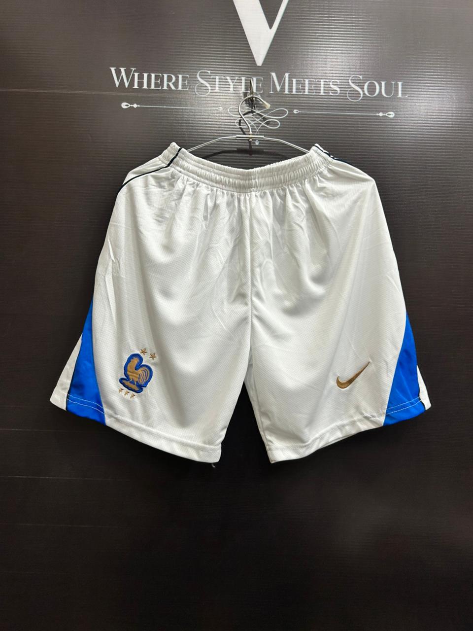 France Home Shorts – Embroidered Crest | Premium Football Shorts