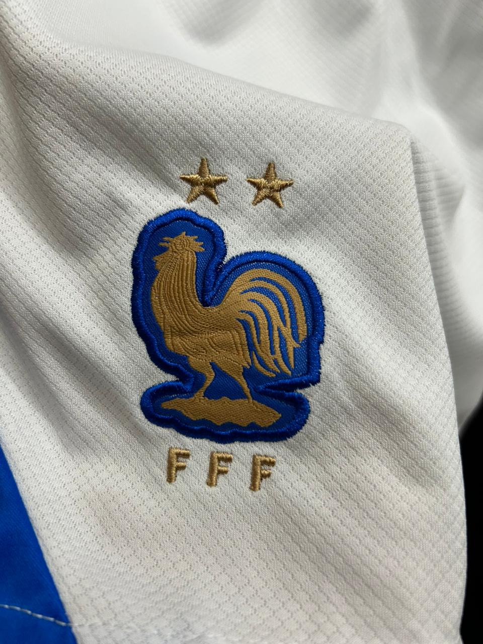 France Home Shorts – Embroidered Crest | Premium Football Shorts