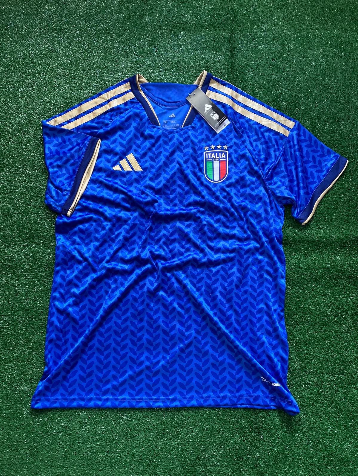 Italy Home Football Jersey 2026/27 – Blue Edition | Premium Embroidery Logos | Customisable