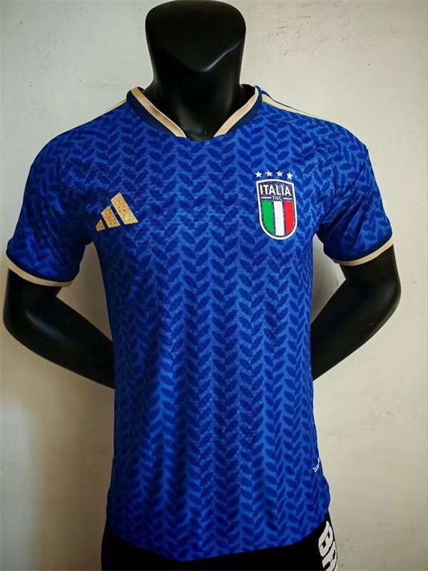 Italy Home Football Jersey 2026/27 – Blue Edition | Premium Embroidery Logos | Customisable