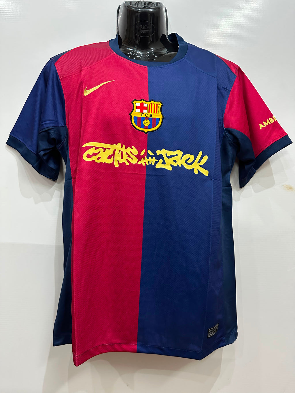 FC Barcelona 2024/25 Home Jersey – Travis Scott Edition | Half Sleeves