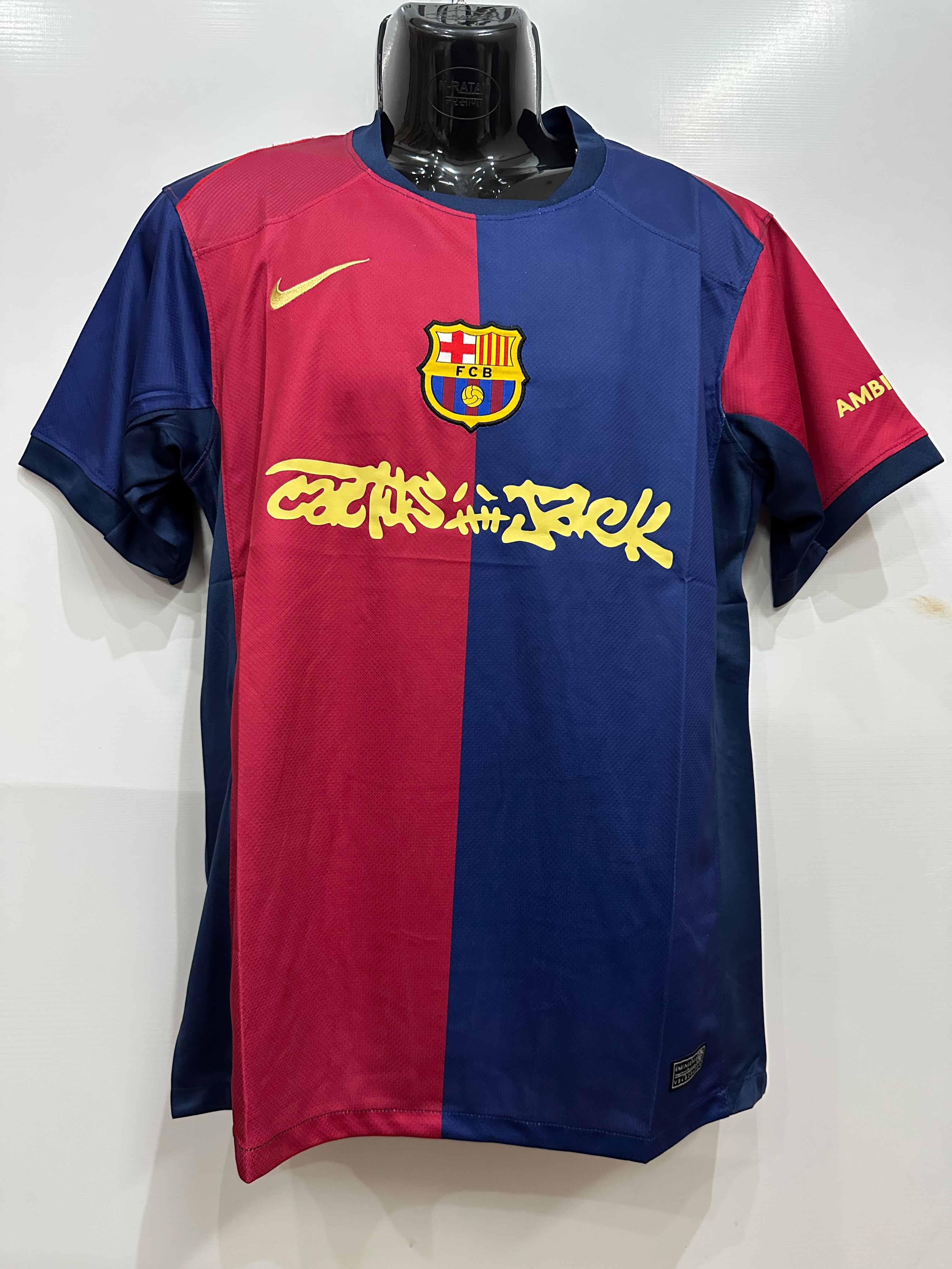 FC Barcelona 2024/25 Home Jersey – Travis Scott Edition | Half Sleeves