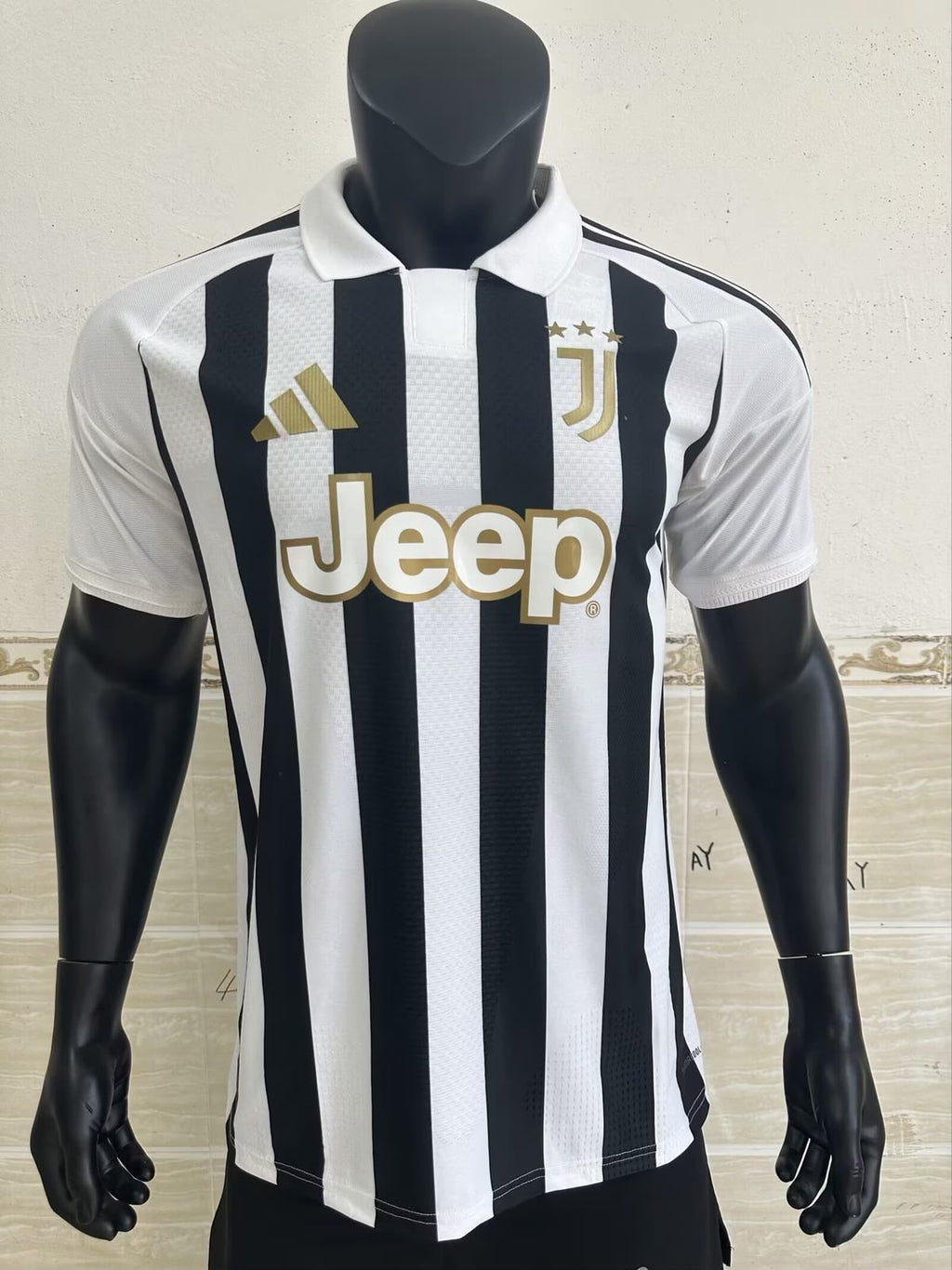 Juventus 2026/27 Home Jersey – Black & White Stripes | Half Sleeves