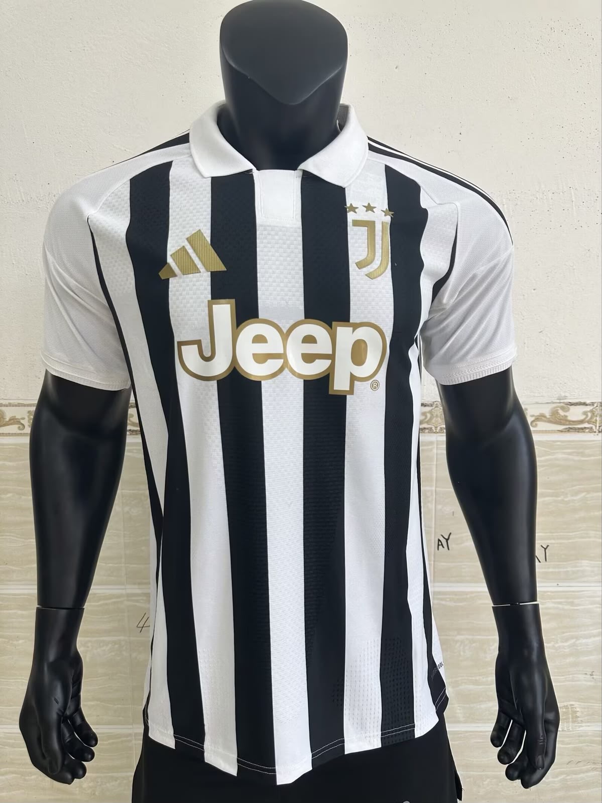 Juventus 2026/27 Home Jersey – Black & White Stripes | Half Sleeves