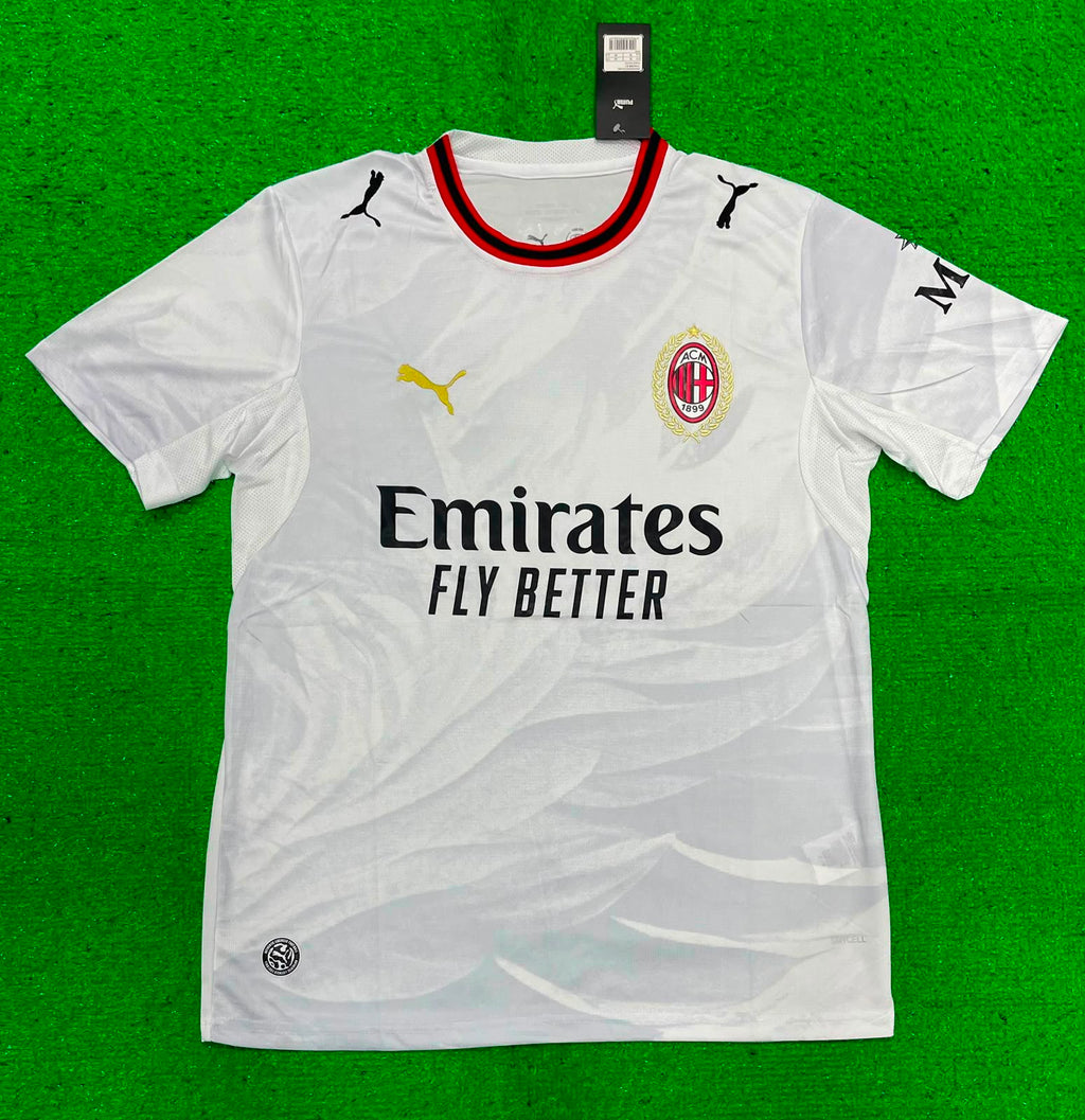 AC Milan 2026/27 Away Jersey – White | Half Sleeves