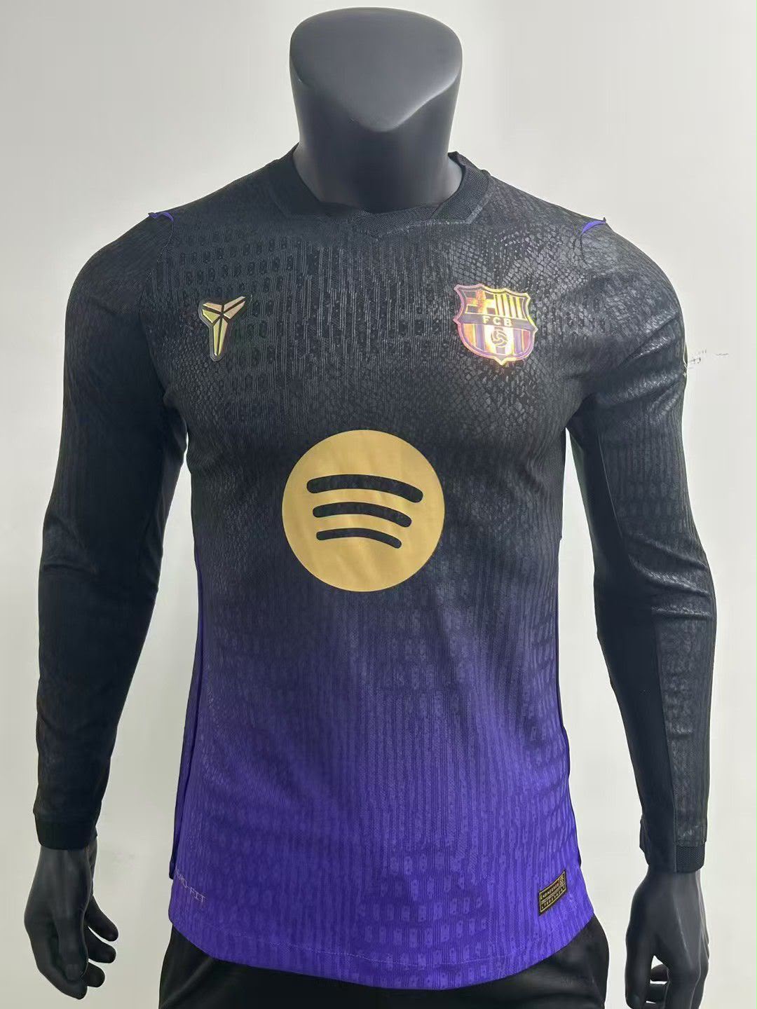 FC Barcelona 2026/27 Away Football Jersey – Black & Purple | Full Sleeve