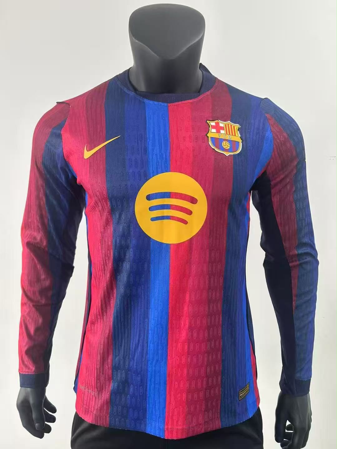 Barcelona Home Jersey 2026/27 (Spotify Edition) – Embroidered Logo | Premium Quality | Full Sleeve
