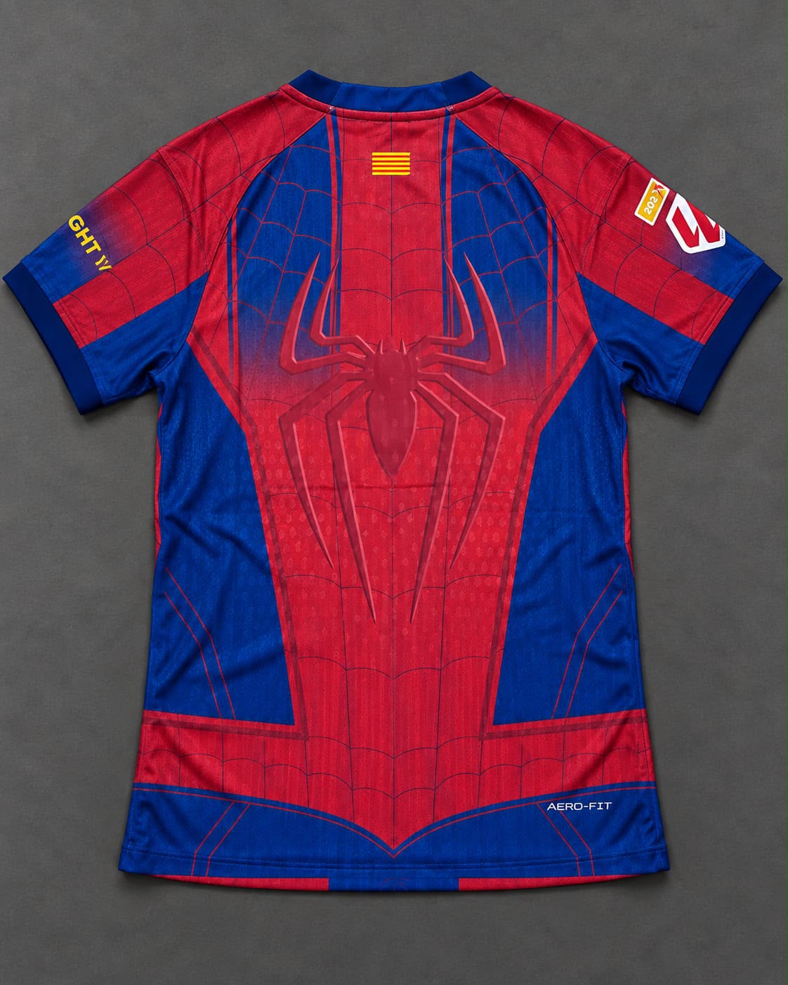 FC Barcelona Spider-Man Inspired Home Football Jersey 2026/27