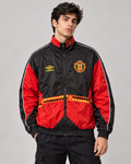 Manchester United Black & Red Vintage Sports Track Zipper