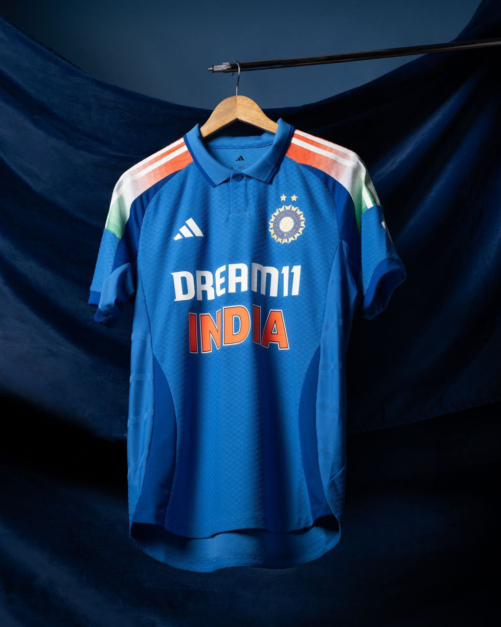 India Cricket Team Blue Jersey 2024/25 – Official Edition