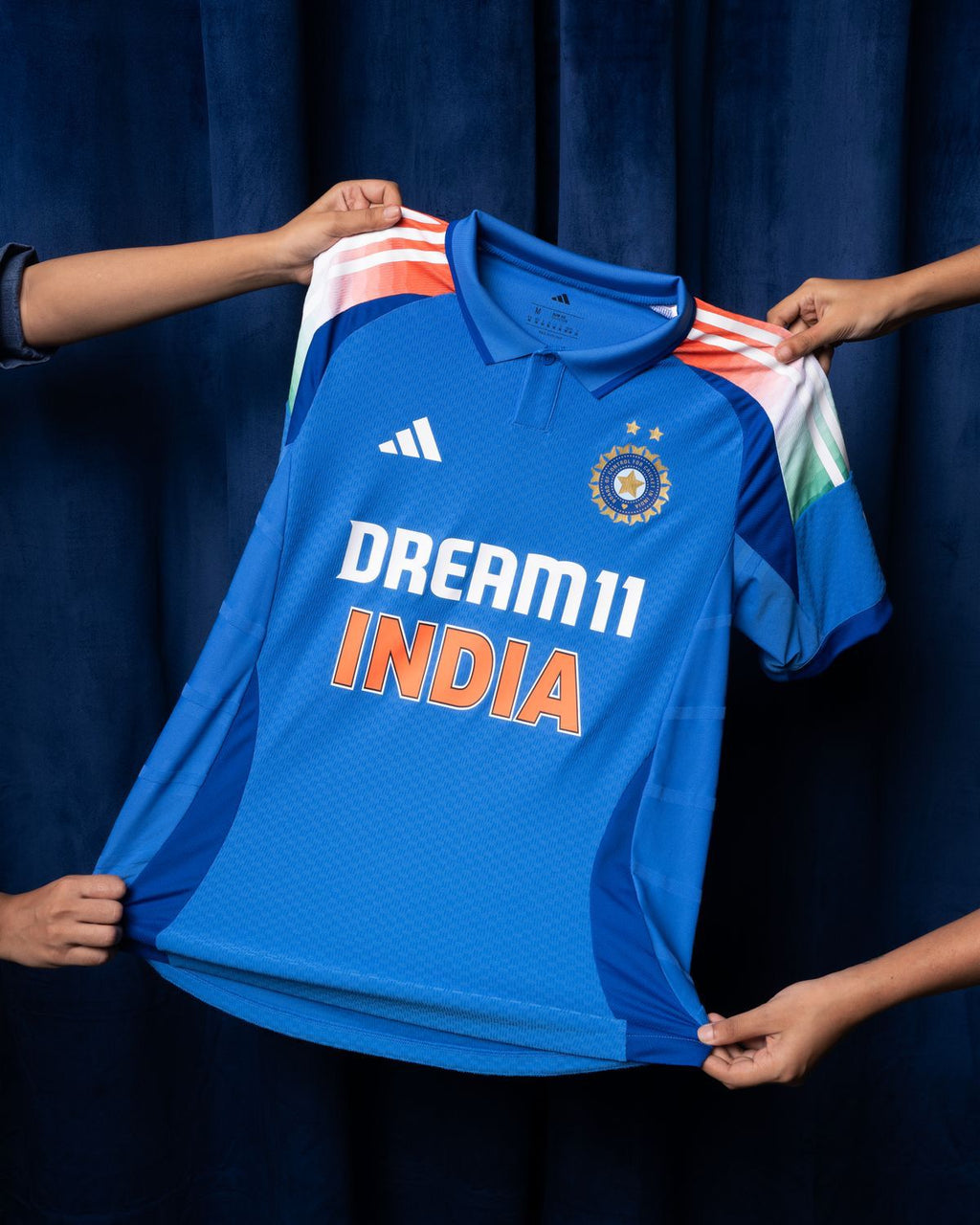 India Cricket Team Blue Jersey 2024/25 – Official Edition