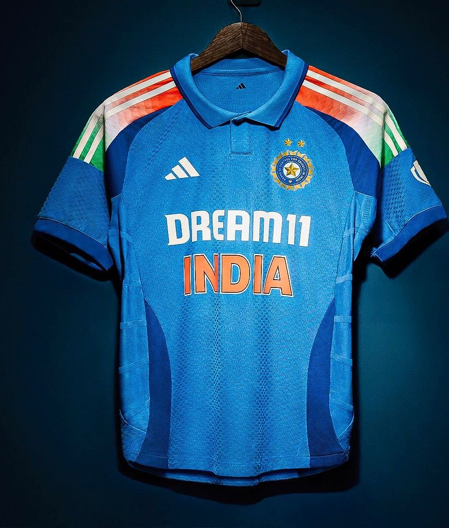 India Cricket Team Blue Jersey 2024/25 – Official Edition