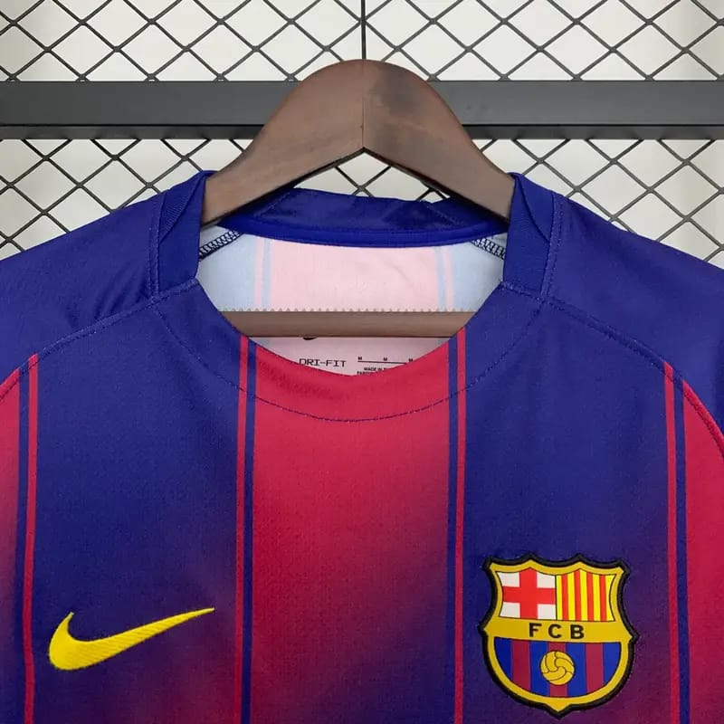 Barcelona Home Jersey 2025/26 (Spotify Edition) – Fan Version with Embroidered Logo