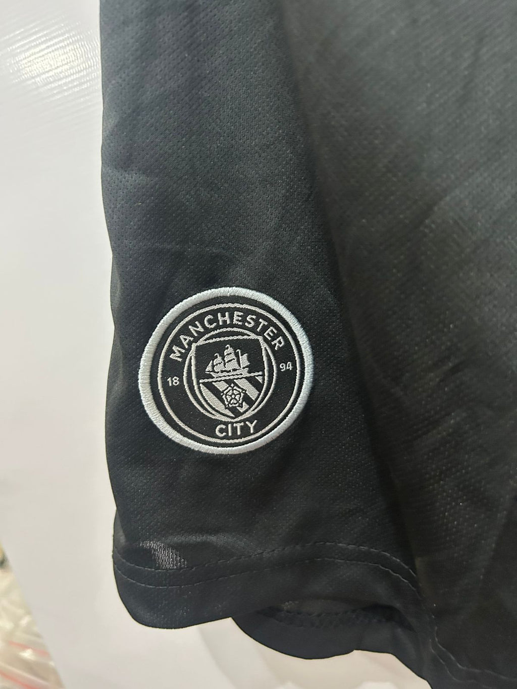 Manchester City Black Away Jersey 2025/26 | Embroidered Logo | Premium Quality | Customisable