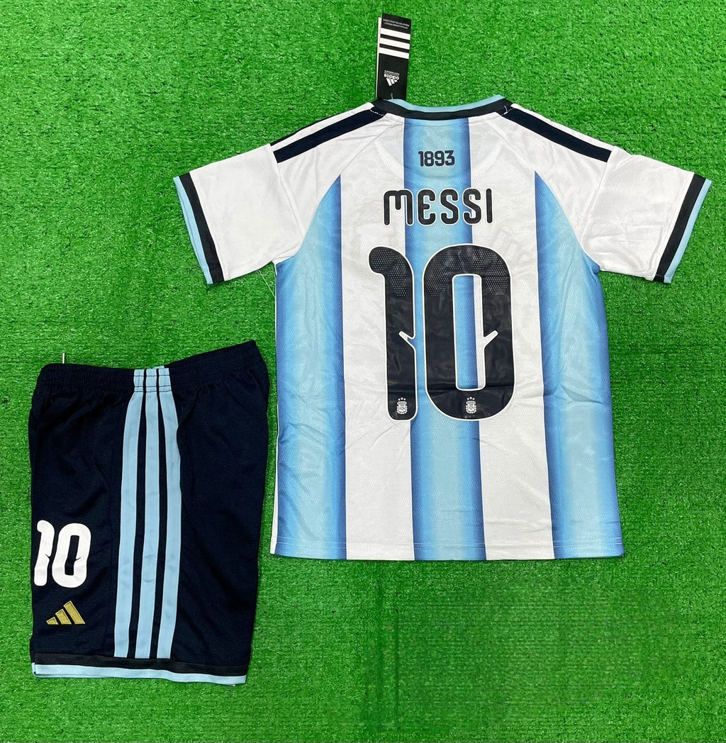 Argentina 2025/26 Home Kit for Kids (Jersey + Shorts)