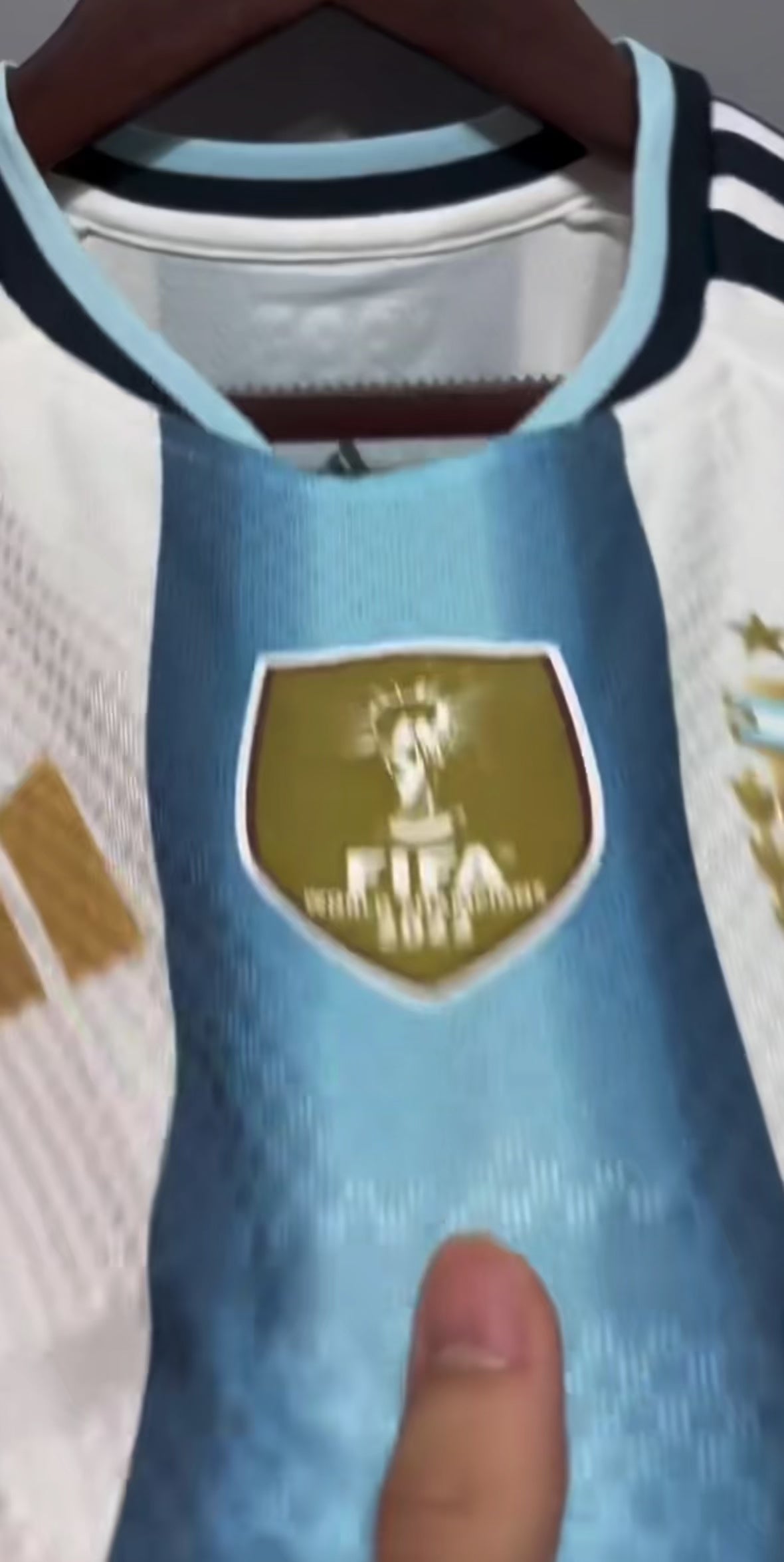 Argentina national football team Home Jersey 2025/26 – World Cup Champions player Edition | patch Logo