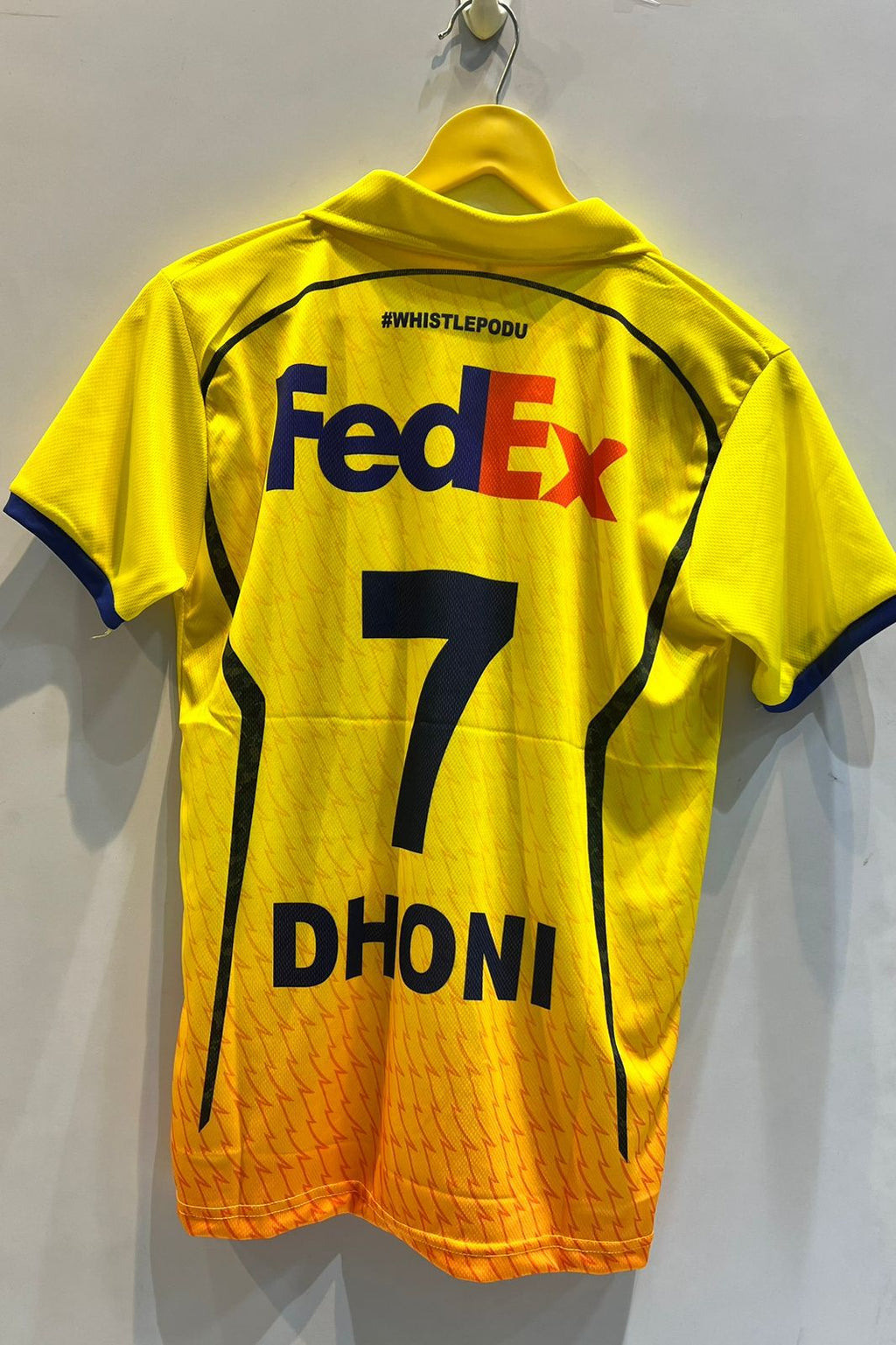 IPL 2026 Chennai Super Kings Jersey – MS Dhoni #7 | New Version | Premium Quality