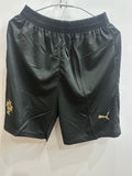 Portugal Away Shorts 2025/26 – Black Edition | Embroidered Logo