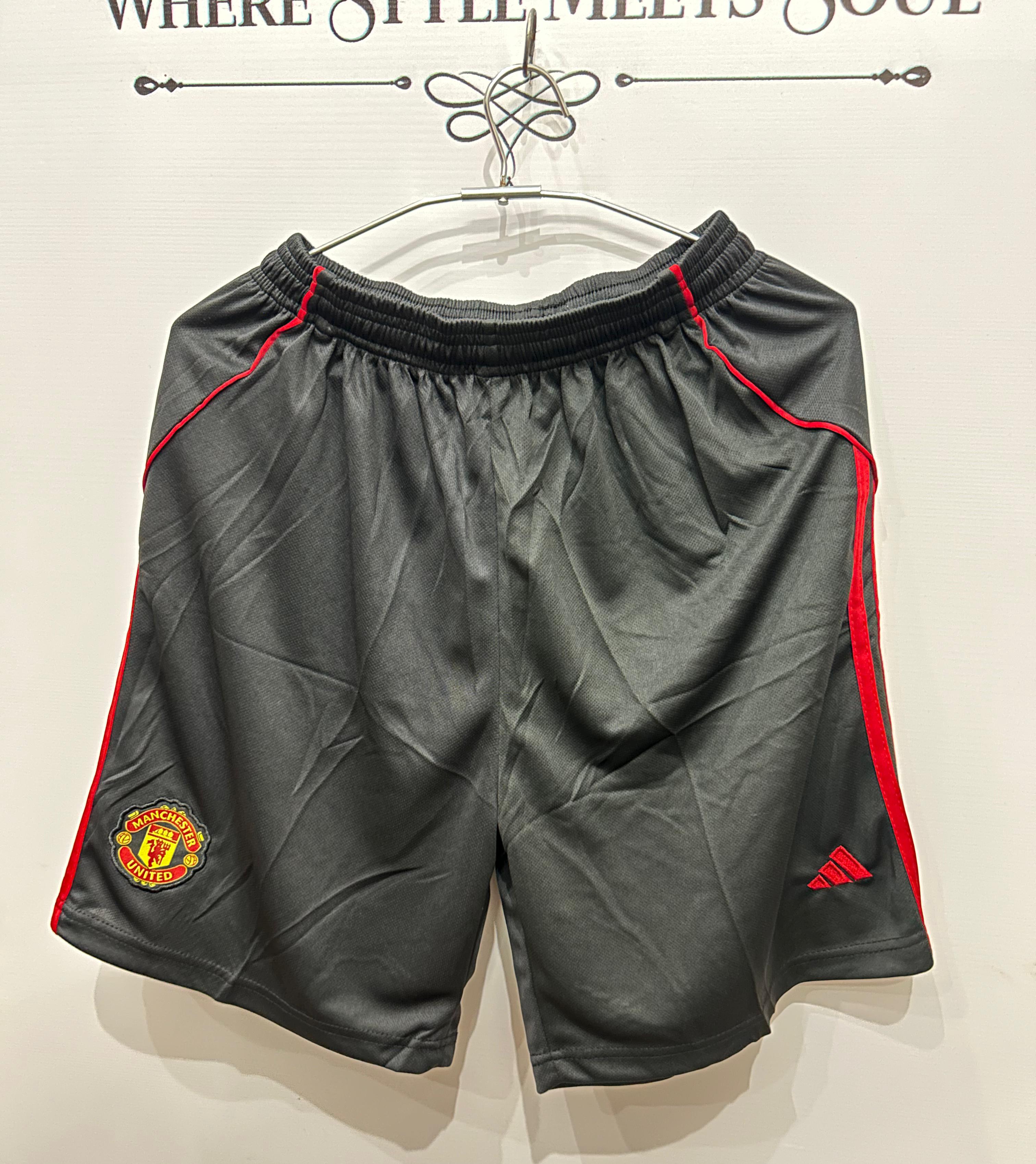 Manchester United Black Shorts 2025/26 | Premium Quality