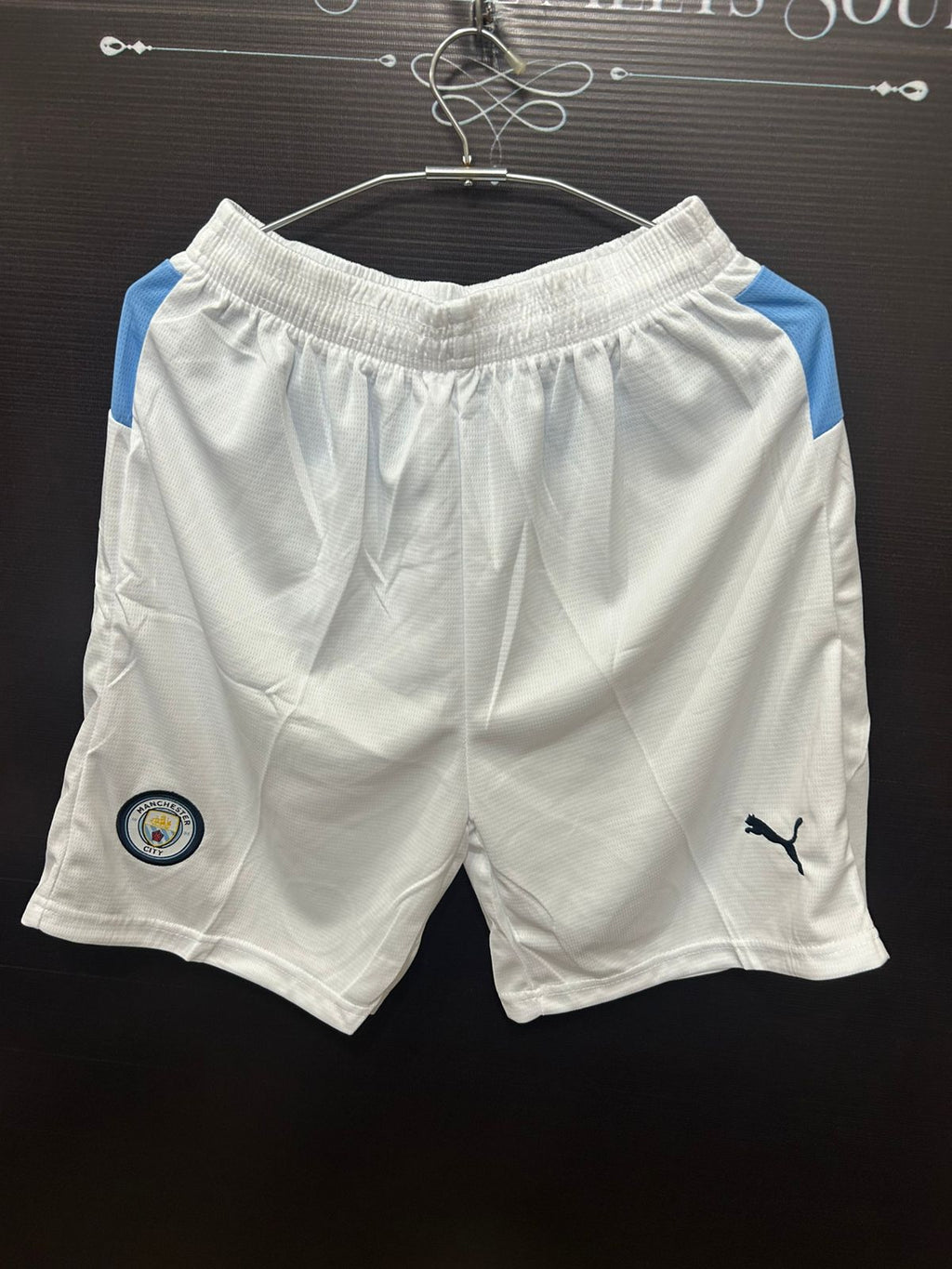 Manchester City F.C. Home White Shorts 2025/26 – Premium Embroidered Edition