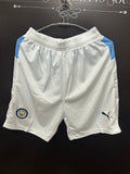 Manchester City F.C. Home White Shorts 2025/26 – Premium Embroidered Edition