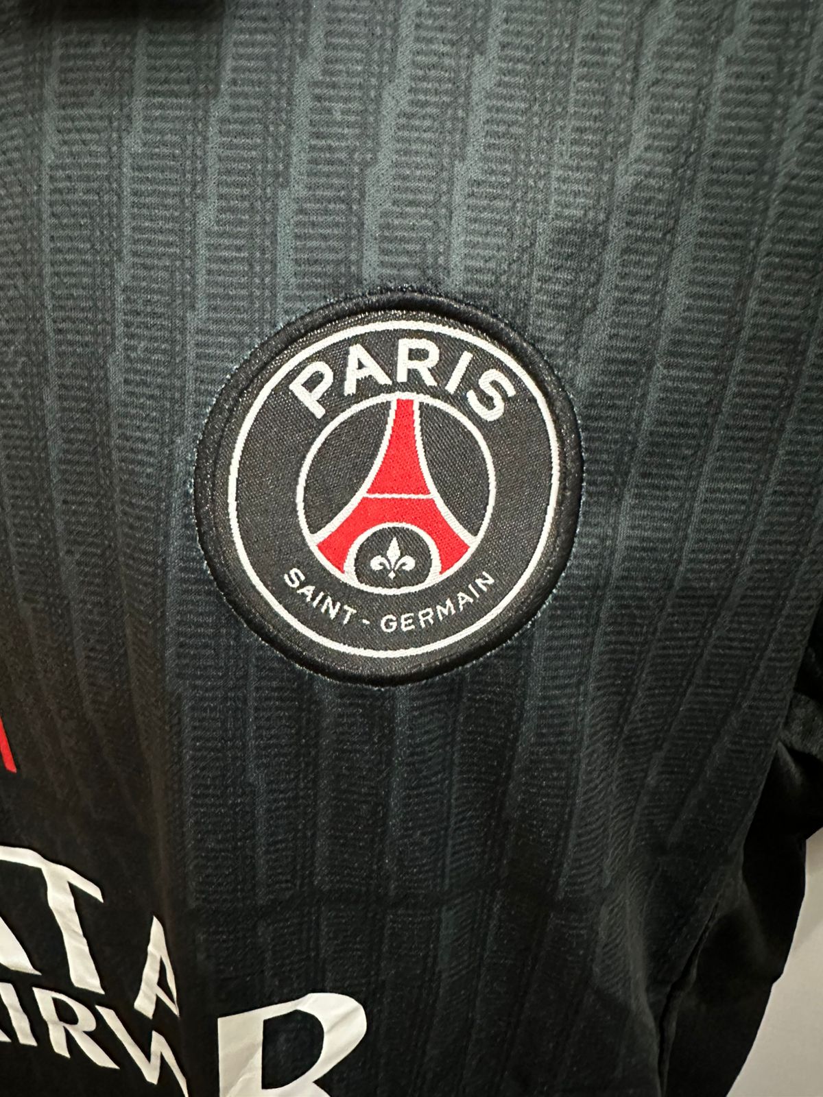 Paris Saint-Germain (PSG) Black Edition Football Jersey 2025/26 | Premium Embroidery Logos | Customisable
