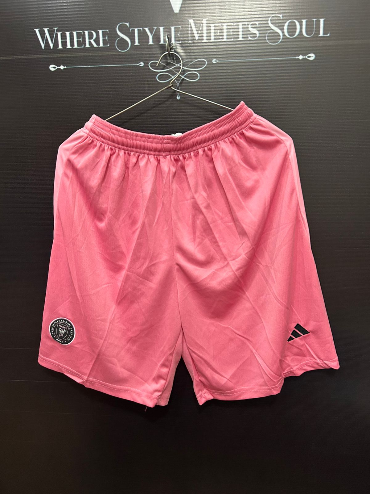 Inter miami pink shorts 2025/26 – Premium Quality | Embroidered Crest | Match Edition
