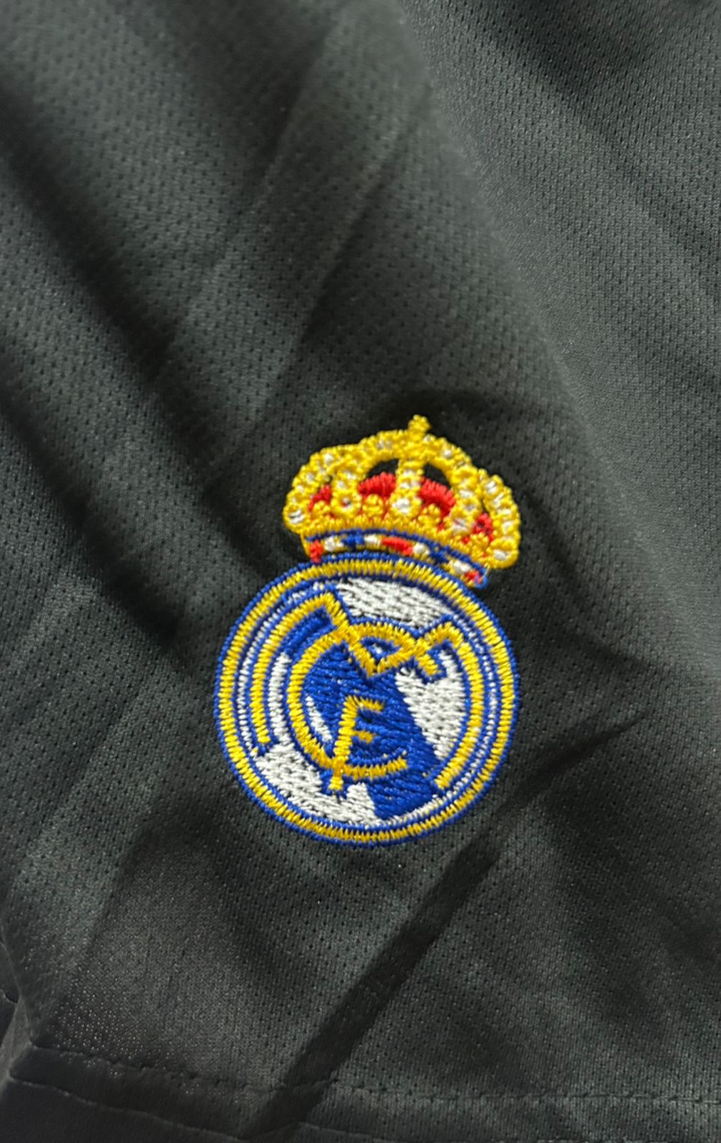Real madrid black shorts 2025/26 – Premium Quality | Embroidered Crest | Match Edition