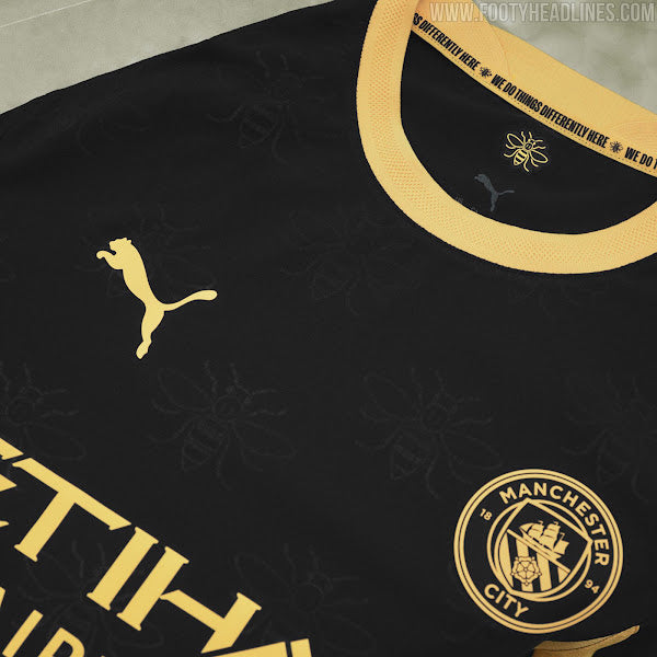 Manchester City Black Away Jersey 2026/27 | Embroidered Logo | Premium Quality | Customisable
