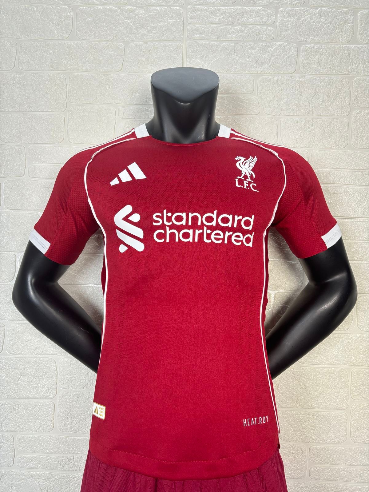 Liverpool 2025/26 Home Football Jersey | Premium Quality | Embroidered Logo | Customisable