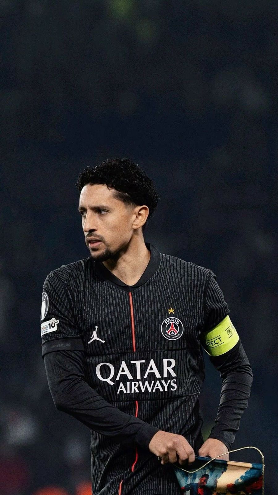 Paris Saint-Germain (PSG) Black Edition Football Jersey 2025/26 | Premium Embroidery Logos | Customisable