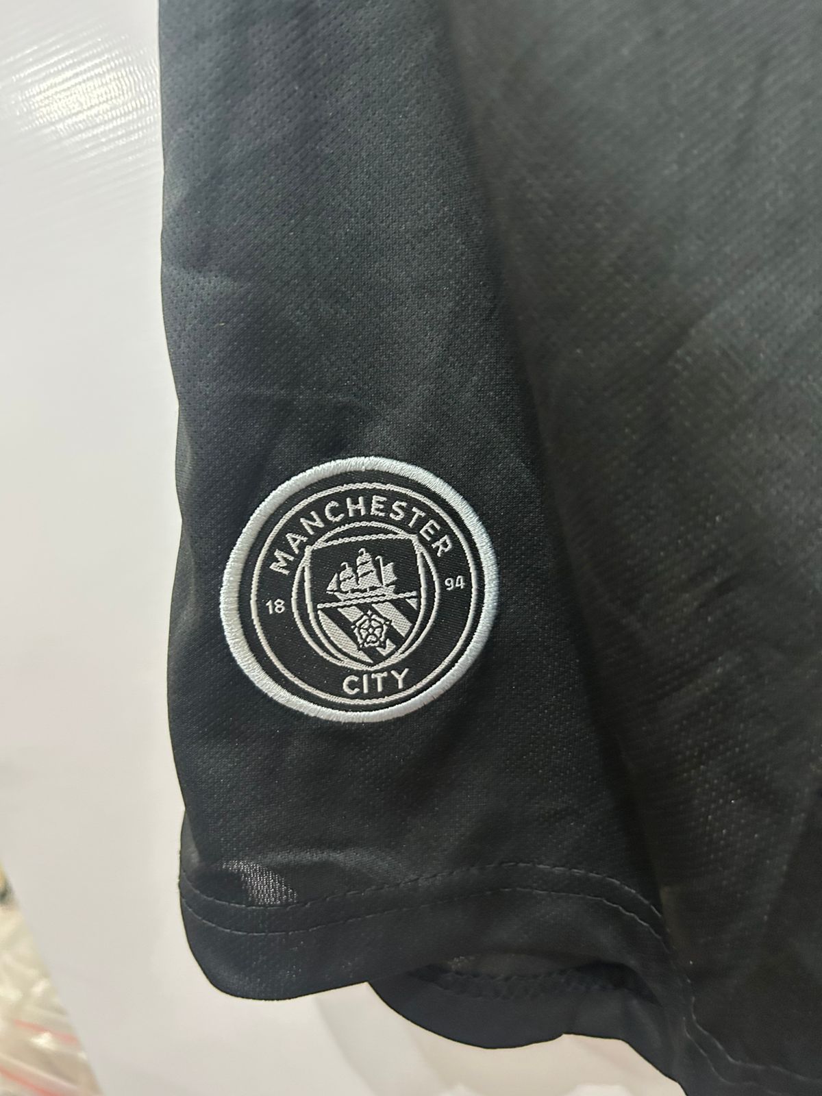 Manchester City F.C. Away Black Shorts 2025/26 – Premium Embroidered Edition