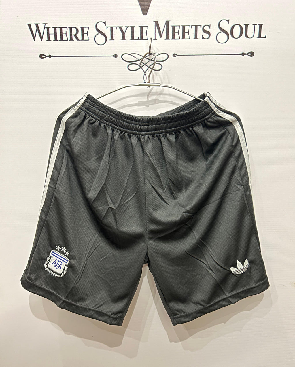 Argentina Black Away Shorts 2026 | World Cup Edition