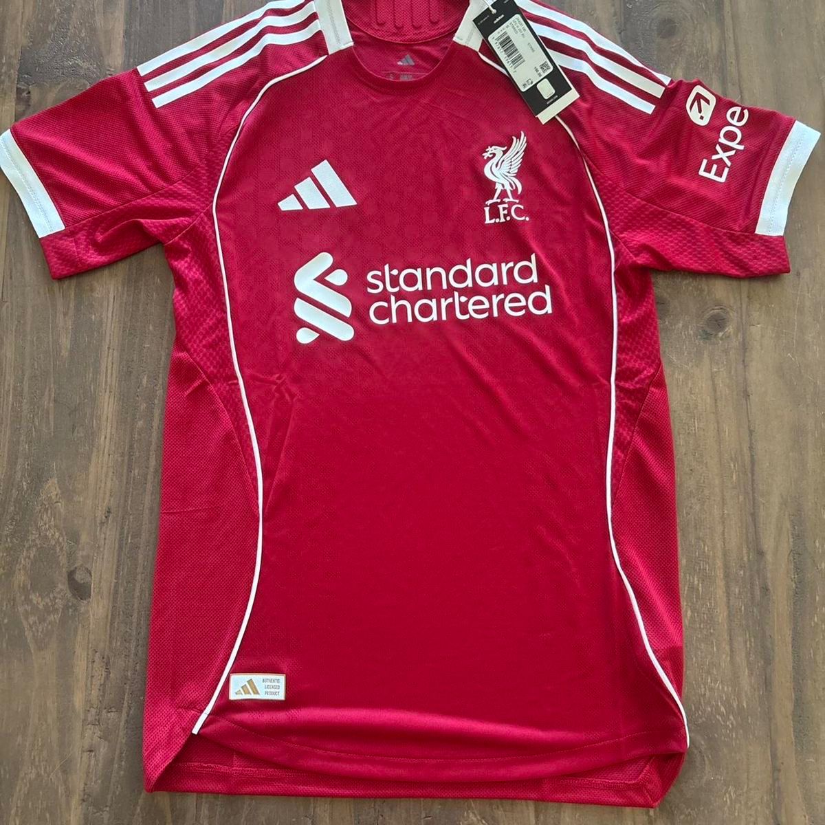 Liverpool 2025/26 Home Football Jersey | Premium Quality | Embroidered Logo | Customisable