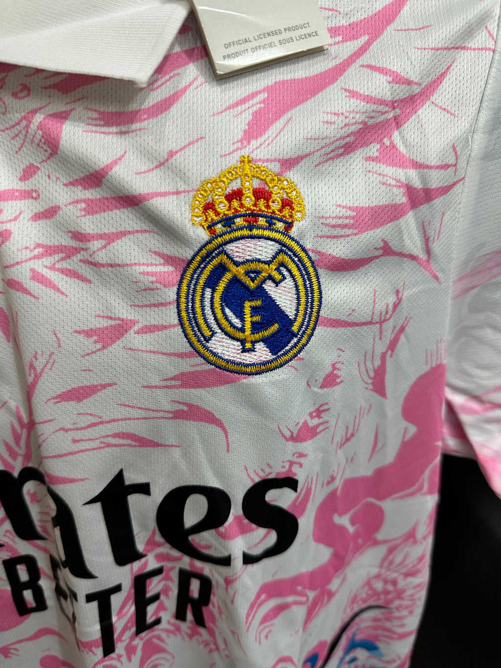 Real Madrid Pink Dragon Edition Jersey – Premium Football Shirt | Embroidered Logo | Customisable