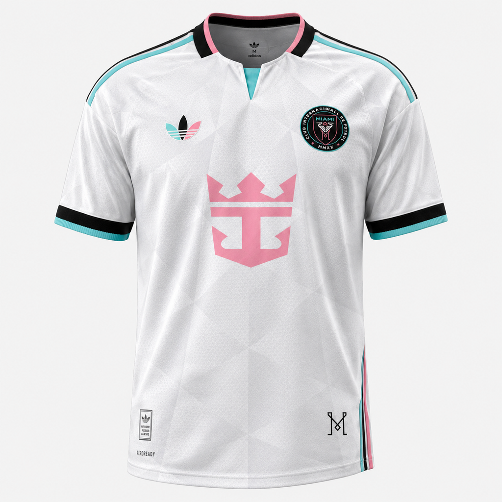 Inter Miami CF Third Kit 2026/27 – White & Pink Football Jersey | Half Sleeves