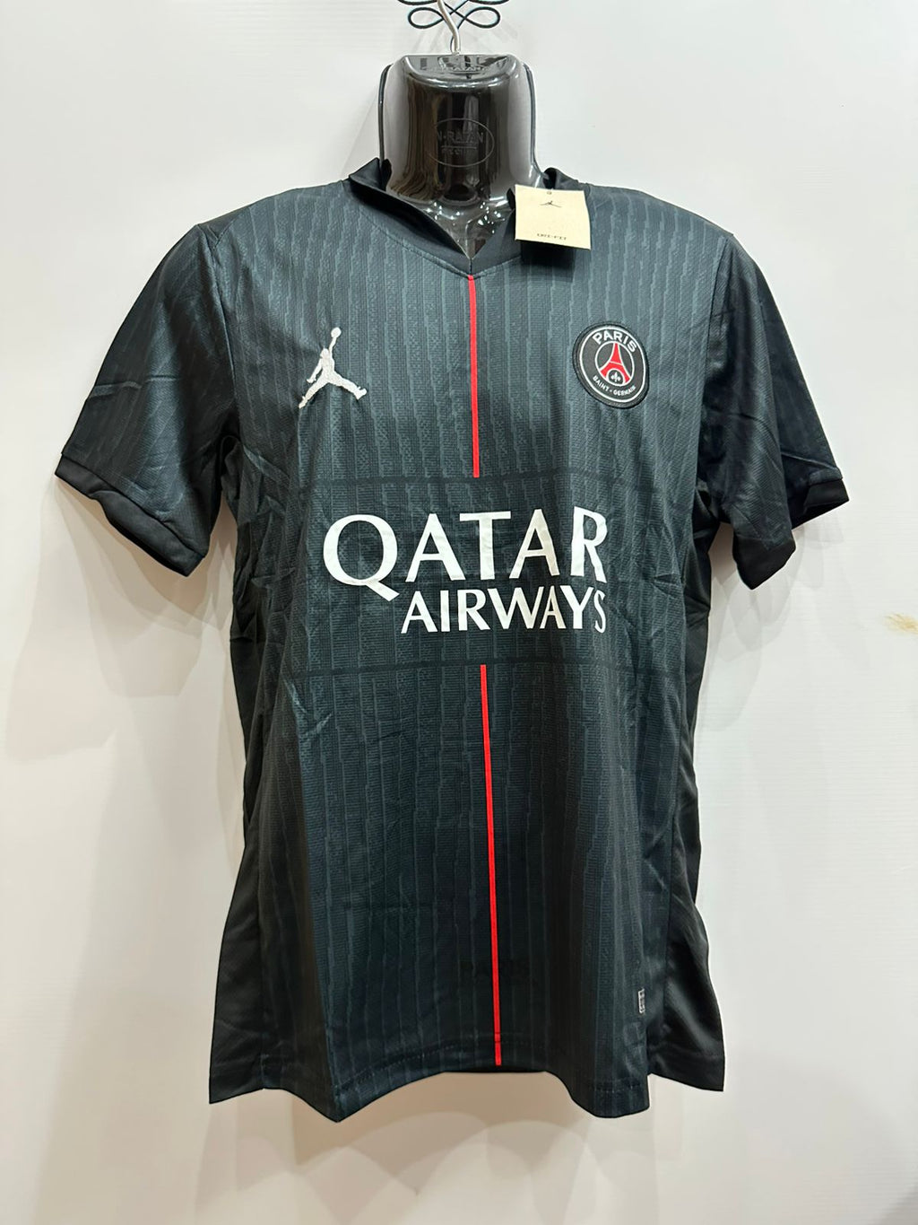 Paris Saint-Germain (PSG) Black Edition Football Jersey 2025/26 | Premium Embroidery Logos | Customisable