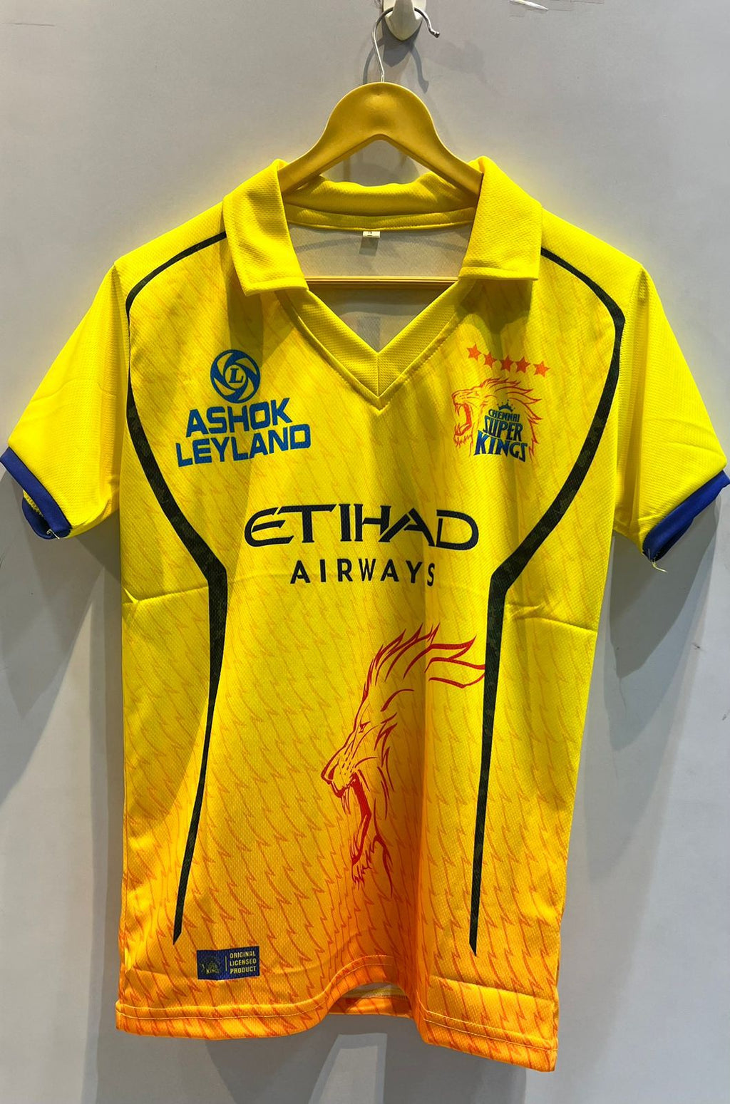 IPL 2026 Chennai Super Kings Jersey – MS Dhoni #7 | New Version | Premium Quality