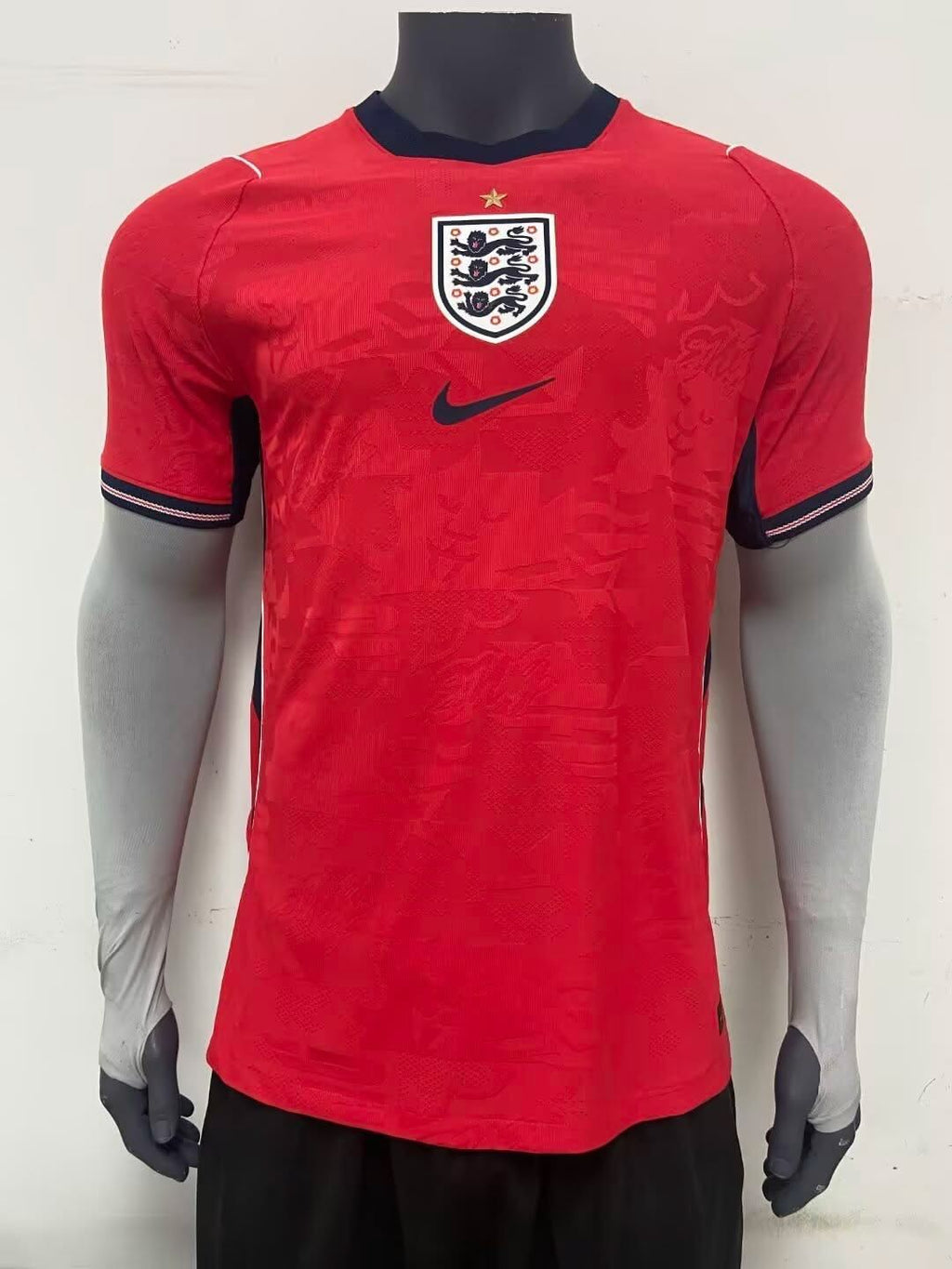 England Away Football Jersey 2026 – Red Edition | Three Lions Soccer Jersey